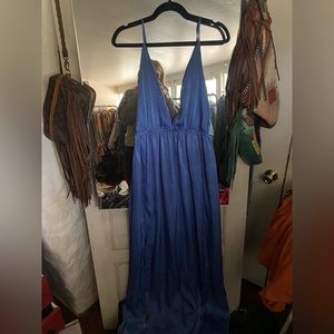 Blue maxi lulus dress